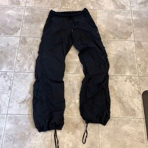 Lululemon black lined studio pants